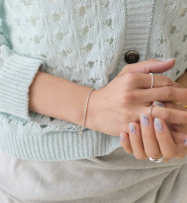  「予約【A・MONN(アモン)】ナツメチェーンブレスレット」|ブローチ・コサージュ|