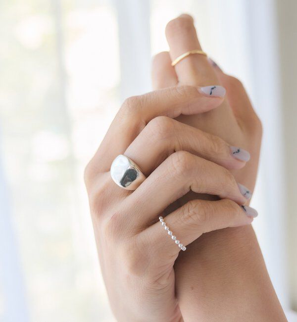  「予約【【A・MONN(アモン)】ボールチェーンリング」|リング|