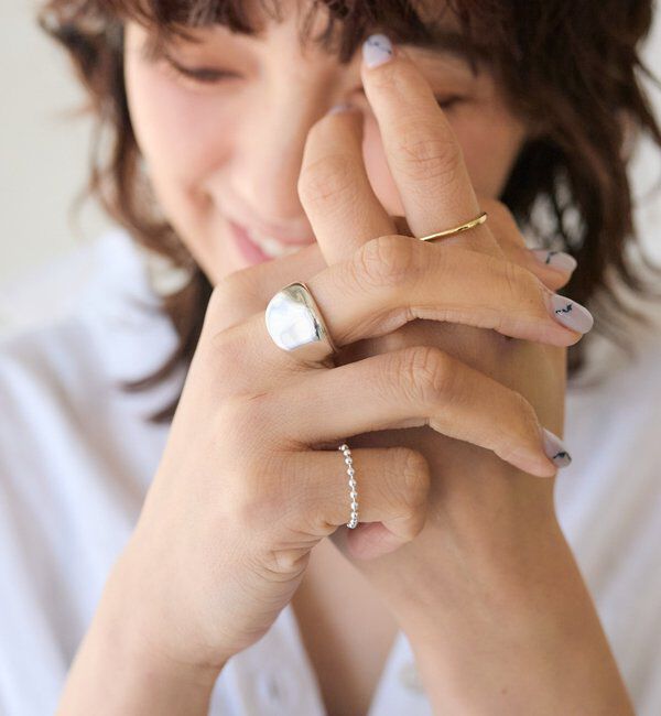  「予約【【A・MONN(アモン)】ボールチェーンリング」|リング|