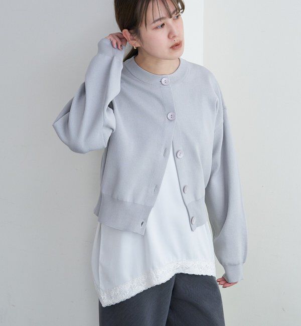  「【26SS予約】ソフトニットカーディガン」|カーディガン|