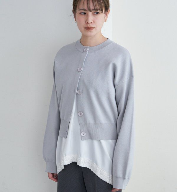  「【26SS予約】ソフトニットカーディガン」|カーディガン|