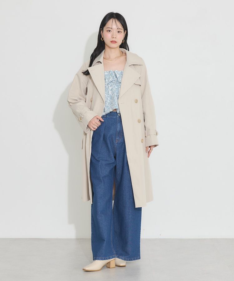 earth music&ecology「ベーシックトレンチコート」|トレンチコート|