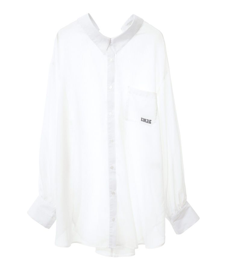 earth music&ecology「バックレースアップシャツ」|シャツ・ブラウス|