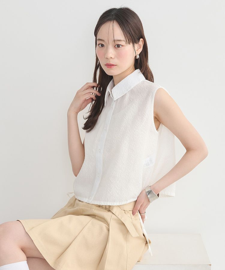 earth music&ecology「ボレロスリーブレイヤードシャツ」|シャツ・ブラウス|