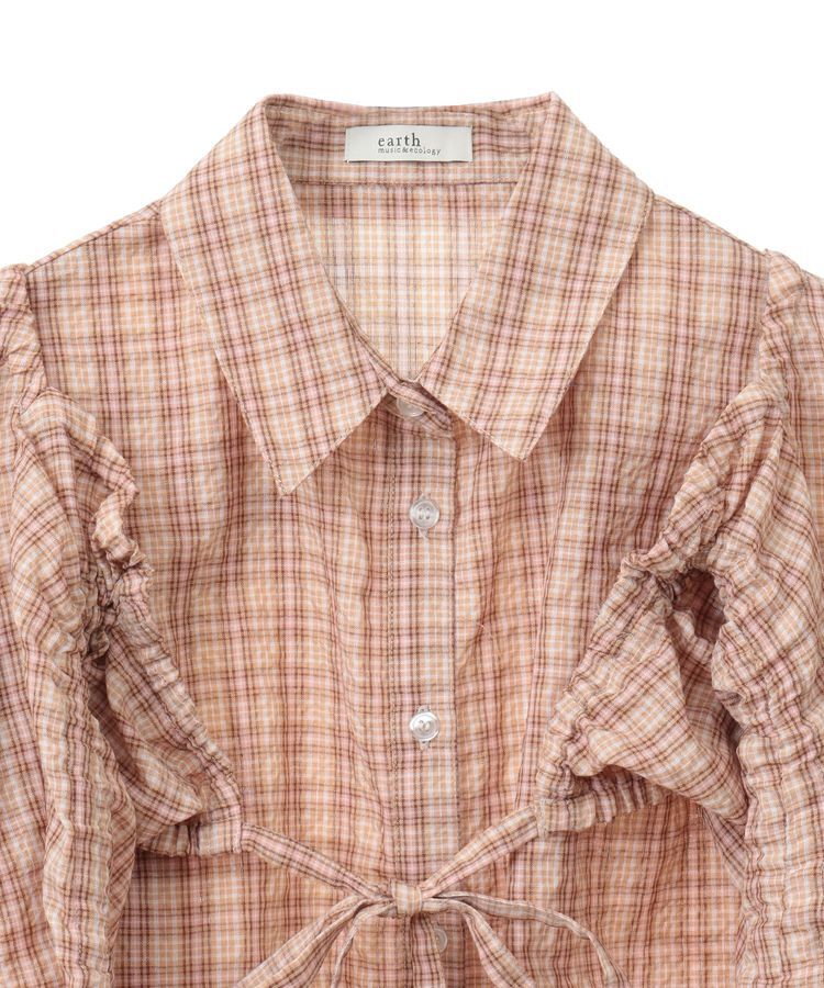 earth music&ecology「ボレロスリーブレイヤードシャツ」|シャツ・ブラウス|