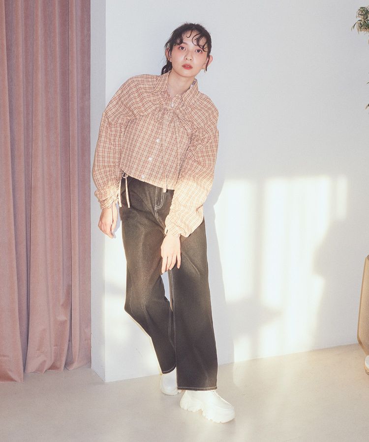 earth music&ecology「ボレロスリーブレイヤードシャツ」|シャツ・ブラウス|