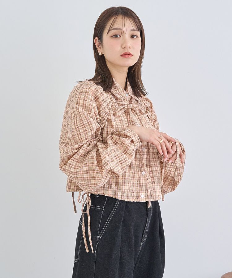 earth music&ecology「ボレロスリーブレイヤードシャツ」|シャツ・ブラウス|