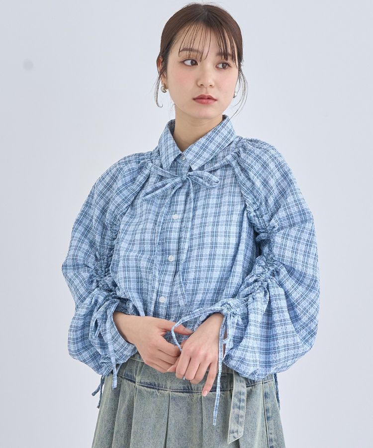 earth music&ecology「ボレロスリーブレイヤードシャツ」|シャツ・ブラウス|