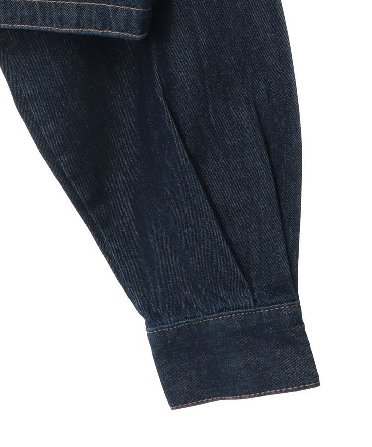 earth music&ecology「ショートデニムジャケット」|テーラードジャケット|