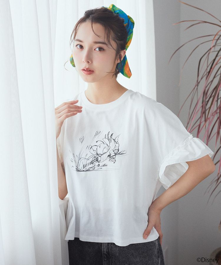 earth music&ecology「スティッチ/フリルドッキングTEE」|Tシャツ・カットソー|
