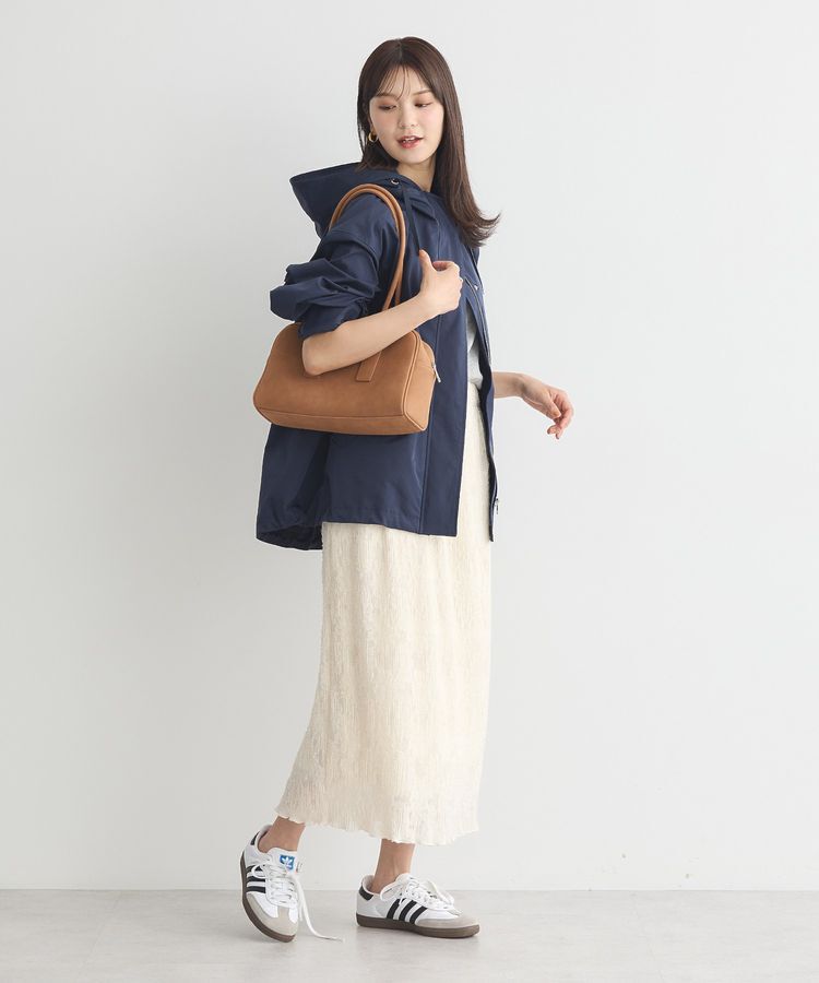 earth music&ecology「マジョリカプリーツナロースカート」|タイト|