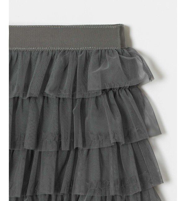 LOULOU WILLOUGHBY「【LOULOU WILLOUGHBY】ティアードチュールスカート」|スカート|