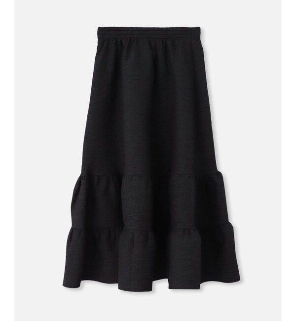 LOULOU WILLOUGHBY「【LOULOU WILLOUGHBY】ジャガードティアードスカート」|スカート|