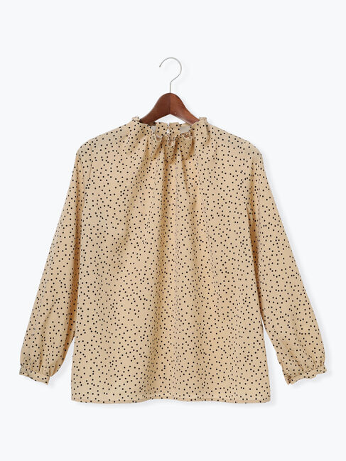 Te chichi TERRASSE「タックネックブラウス」|シャツ・ブラウス|