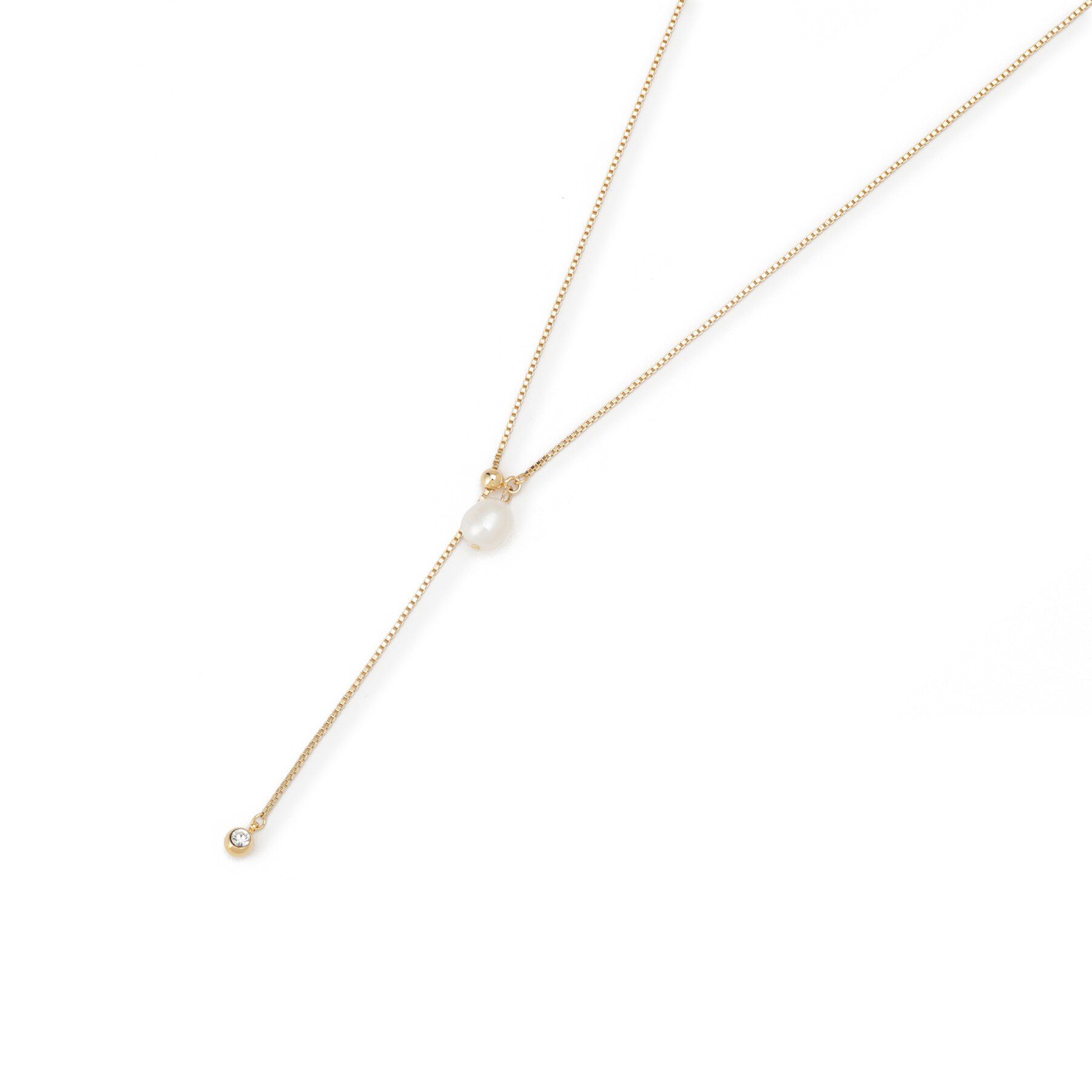 UNTITLED「Yラインネックレス」|ネックレス|