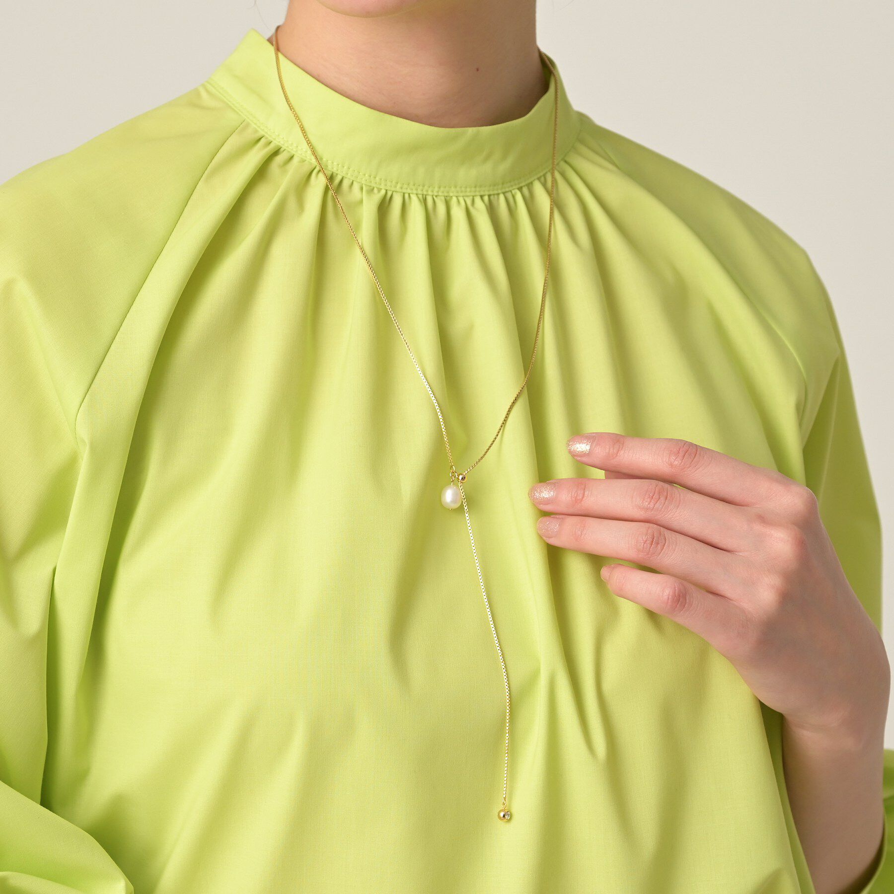 UNTITLED「Yラインネックレス」|ネックレス|