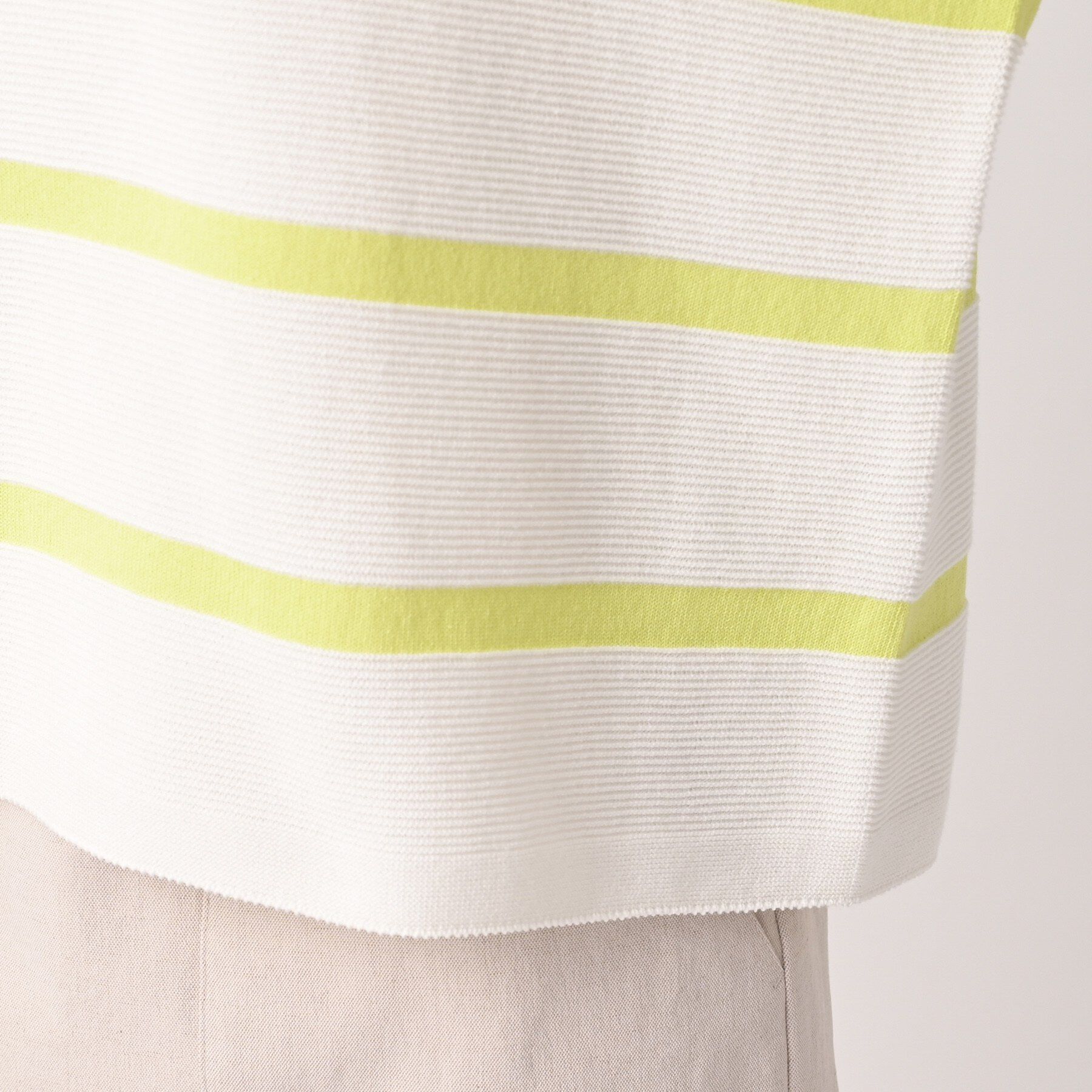 UNTITLED「【ゆったり/洗える】クロップドニットプルオーバー」|ニット・セーター|