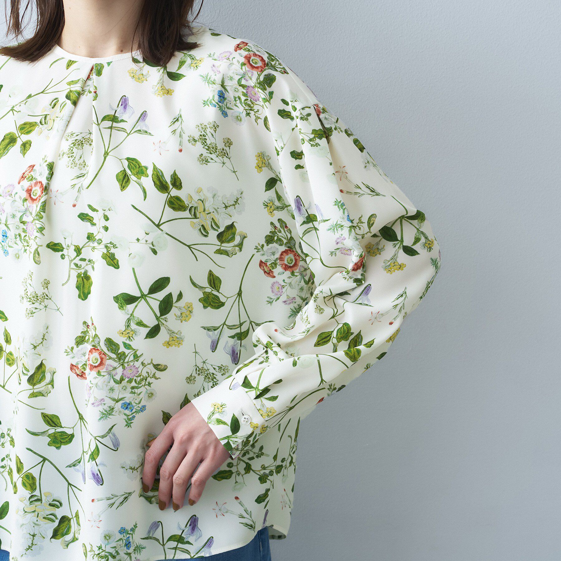 UNTITLED「ボタニカルブラウス」|シャツ・ブラウス|