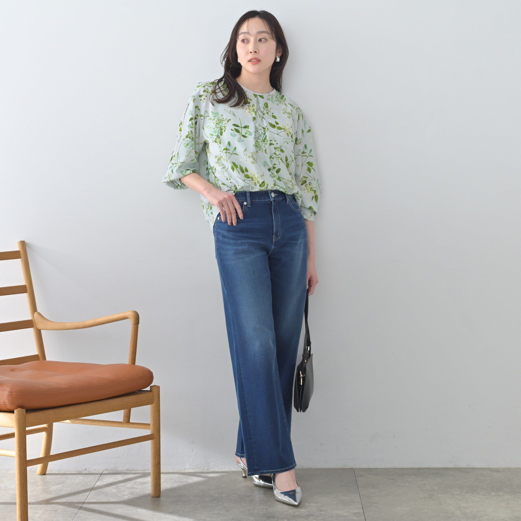 UNTITLED「ボタニカルブラウス」|シャツ・ブラウス|