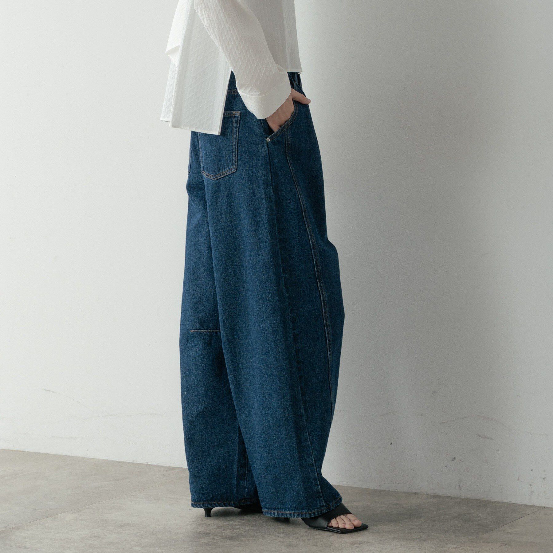 GALLEST「バレルデニムパンツ」|デニム|