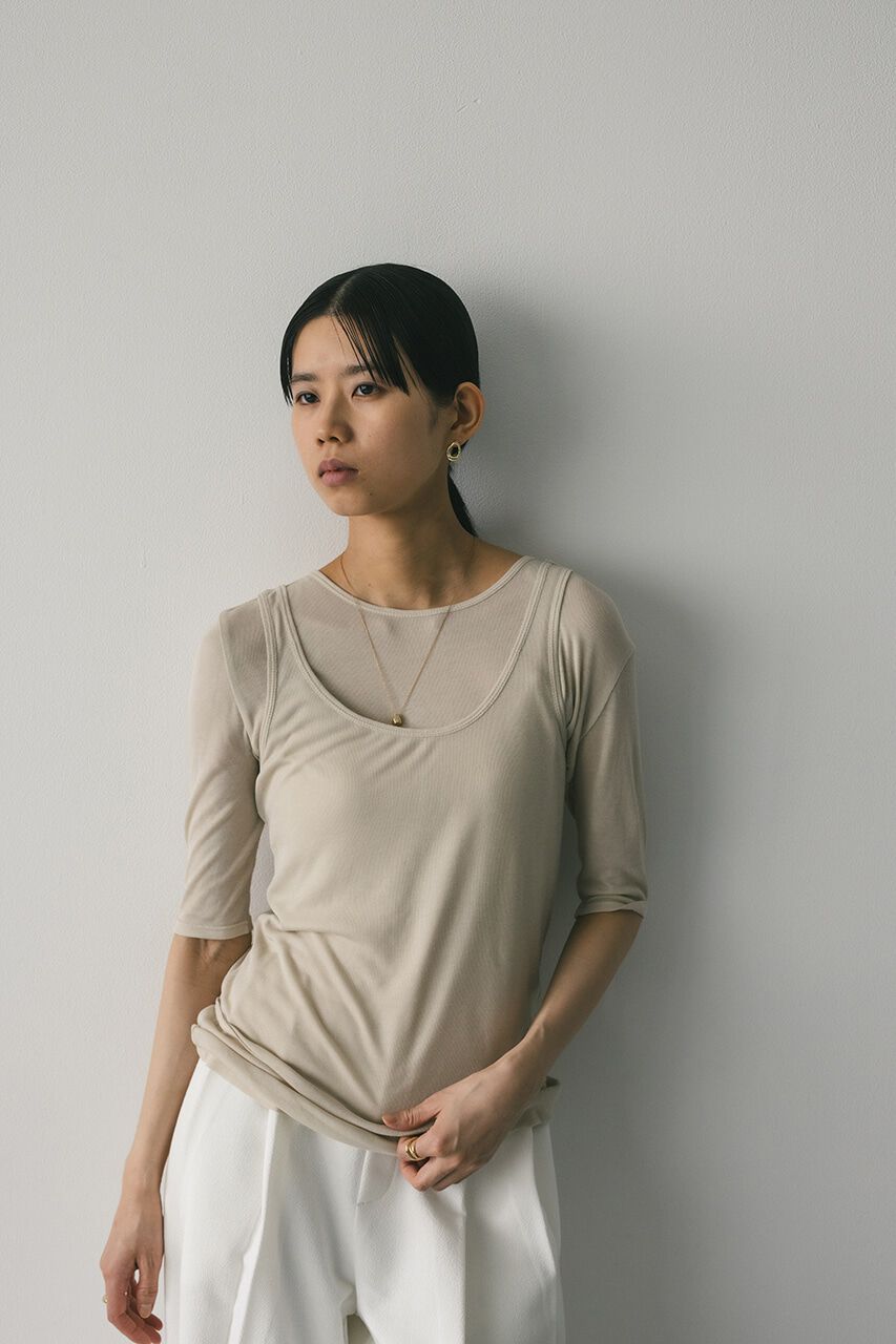 STYLEMIXER「2ピースシアーレイヤードタンクT」|Tシャツ・カットソー|