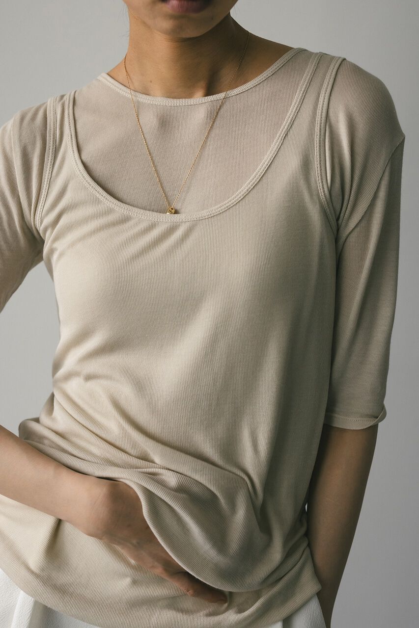 STYLEMIXER「2ピースシアーレイヤードタンクT」|Tシャツ・カットソー|