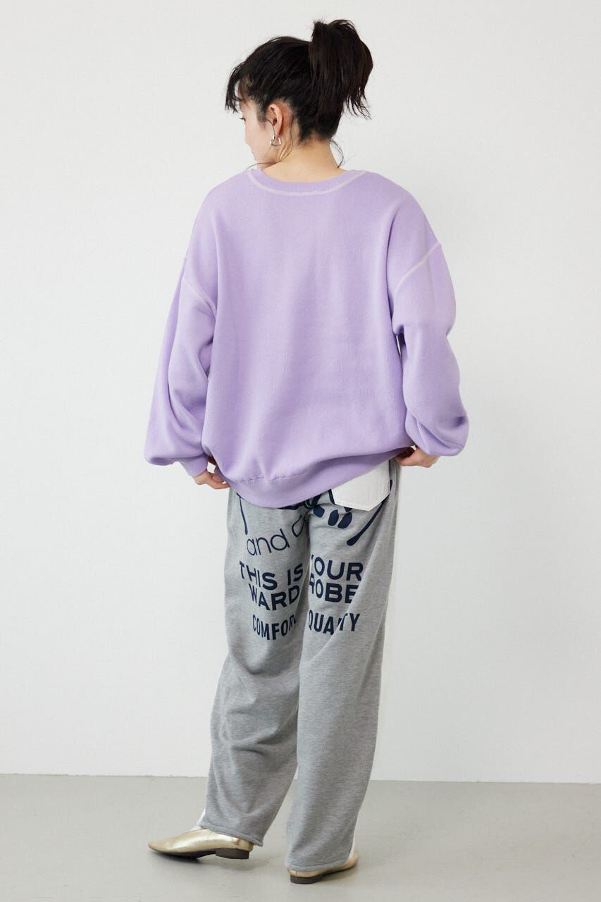 RODEO CROWNS「BIG sign logo コンビパンツ」|デニム|