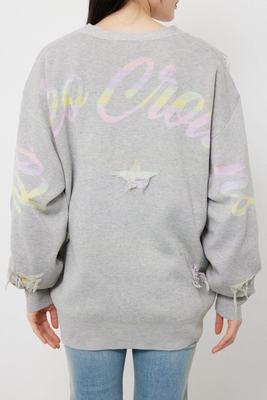 RODEO CROWNS「スター柄ニットカーディガン」|カーディガン|