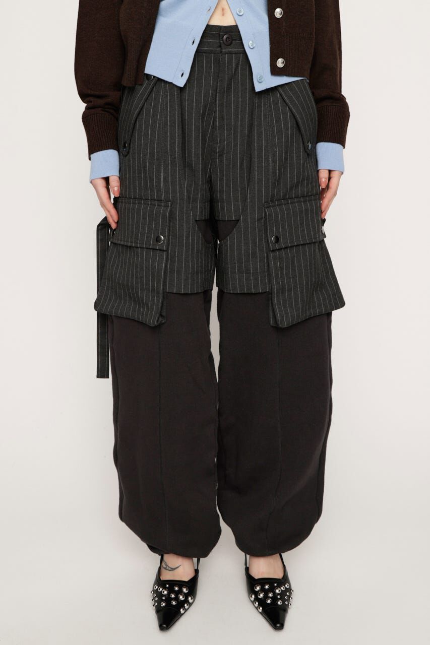 SLY「KNIT DOCKING CARGO パンツ」|その他|