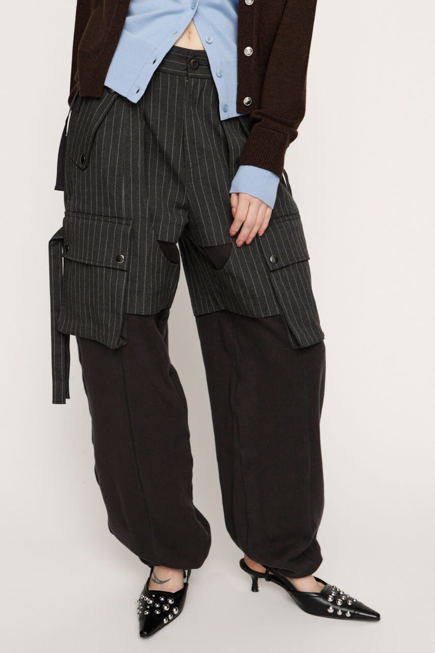 SLY「KNIT DOCKING CARGO パンツ」|その他|