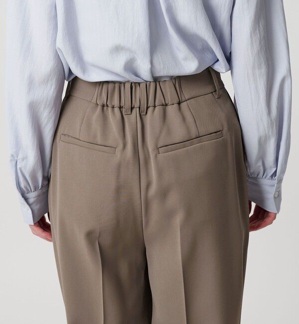 BEAUTY&YOUTH UNITED ARROWS「【WEB限定 Wardrobe DAILY MINIMAL】ダブルクロス テーパードパンツ ウォッシャブル」|スラックス|