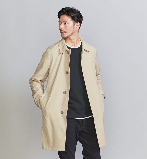 BEAUTY&YOUTH UNITED ARROWS「【WEB限定 WARDROBE SMART】Reflax バルマカーンコート」|ステンカラーコート|BEIGE