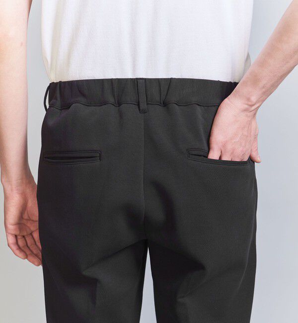 BEAUTY&YOUTH UNITED ARROWS「【WEB限定 WARDROBE SMART】ダブルニット ノープリーツ スラックス パンツ/セットアップ対応	【抗菌・防臭」|スラックス|
