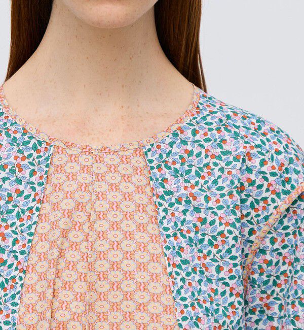 BACCA「コットンリバティプリント ロングワンピース」|ワンピース|