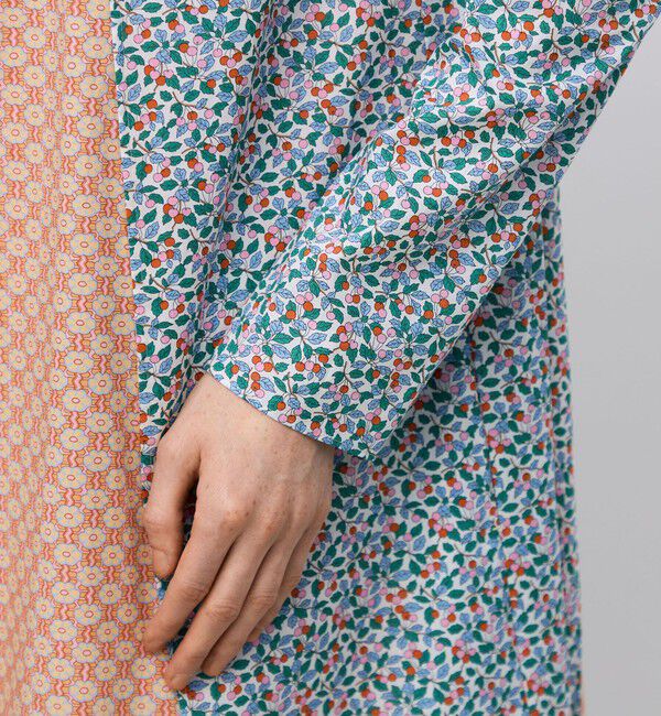 BACCA「コットンリバティプリント ロングワンピース」|ワンピース|