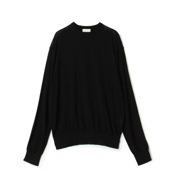 Ballsey「【WEB先行予約】エヴァーシルク クルーネックプルオーバー」|ニット・セーター|19 ブラック
