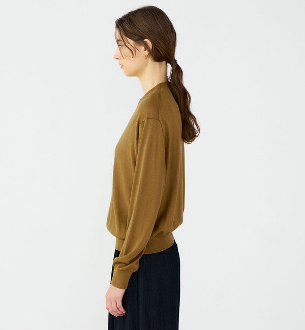 Ballsey「【WEB先行予約】エヴァーシルク クルーネックプルオーバー」|ニット・セーター|