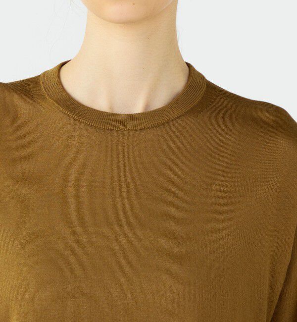 Ballsey「【WEB先行予約】エヴァーシルク クルーネックプルオーバー」|ニット・セーター|