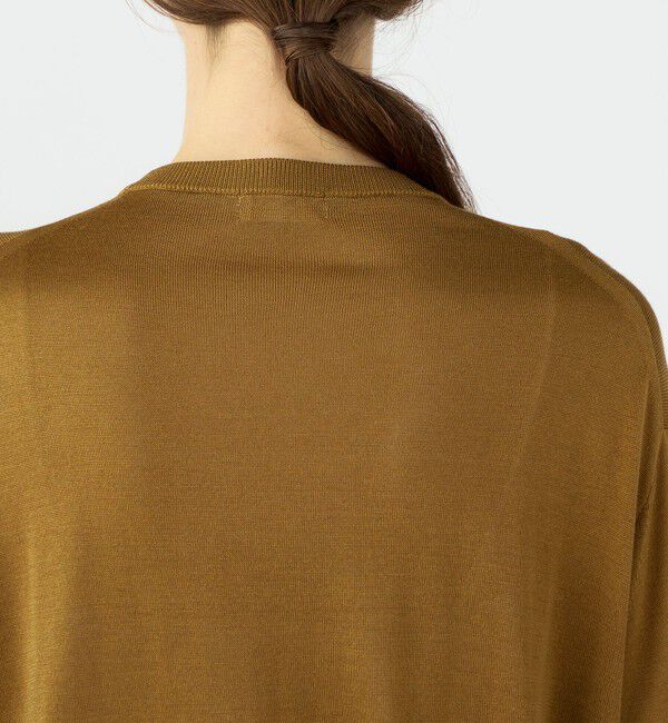 Ballsey「【WEB先行予約】エヴァーシルク クルーネックプルオーバー」|ニット・セーター|