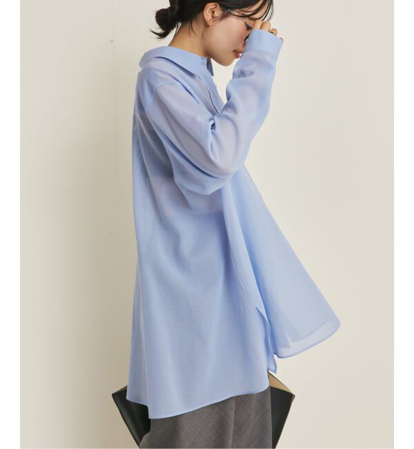 Plage/Sheer Tent Line シャツ