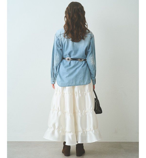  「シアーボリュームスカート」|スカート|