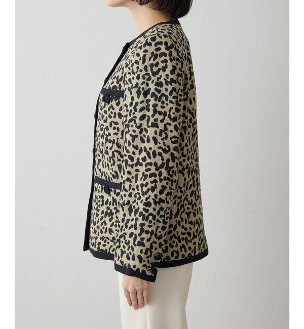  「リネンレオパードジャケット」|その他|
