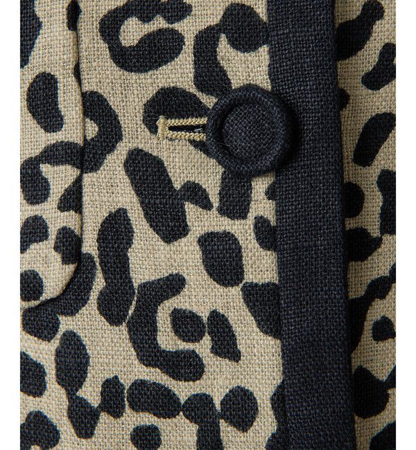  「リネンレオパードジャケット」|その他|