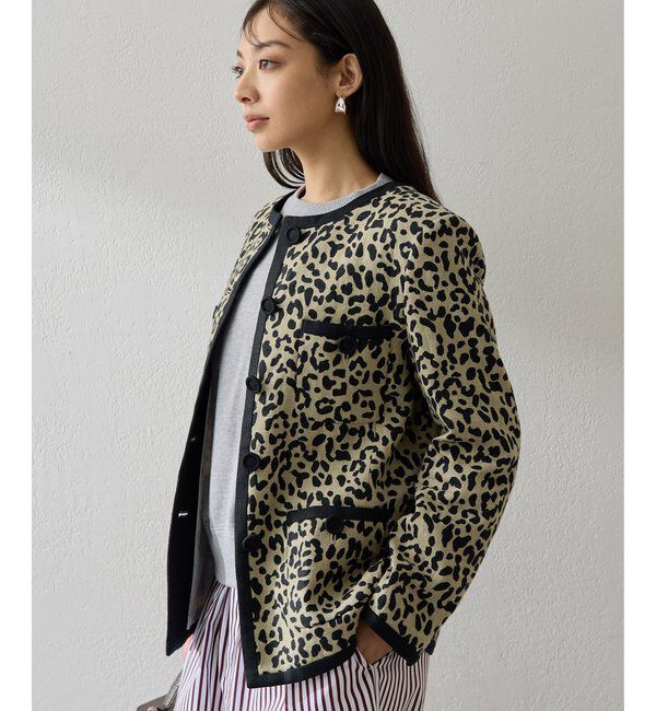  「リネンレオパードジャケット」|その他|