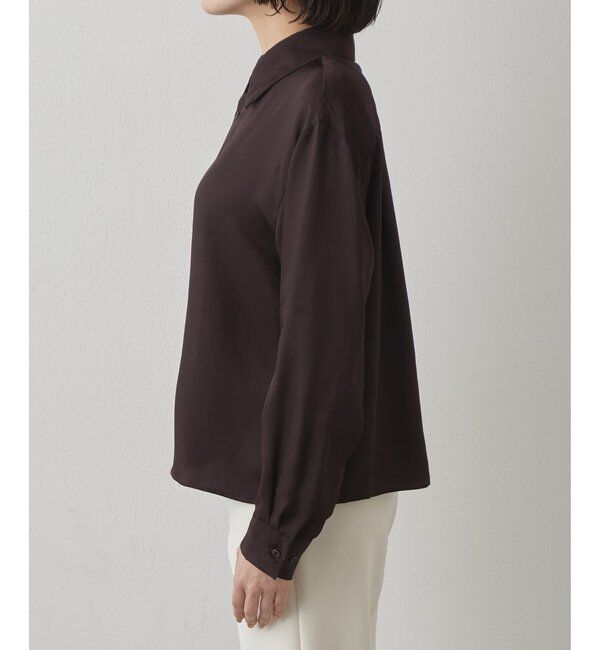 Drawing Numbers「【Drawing Numbers】キュプラロングスリーブシャツ」|シャツ・ブラウス|