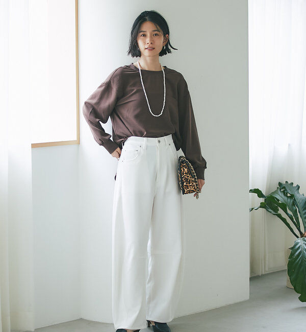  「【さらっと着やすい！/冷房・日焼け対策◎】ジョーゼットポケットブラウス」|シャツ・ブラウス|