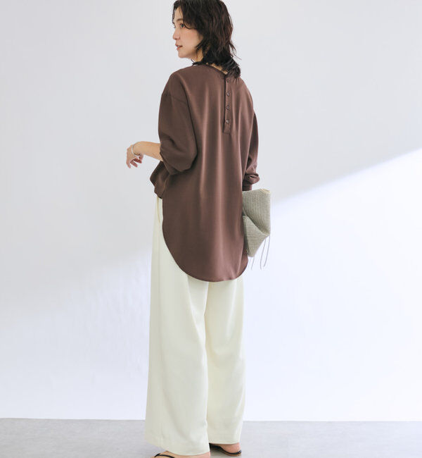  「【さらっと着やすい！/冷房・日焼け対策◎】ジョーゼットポケットブラウス」|シャツ・ブラウス|