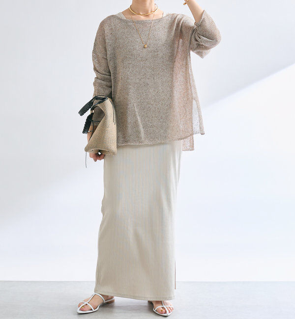  「メランジルーズニット」|ニット・セーター|