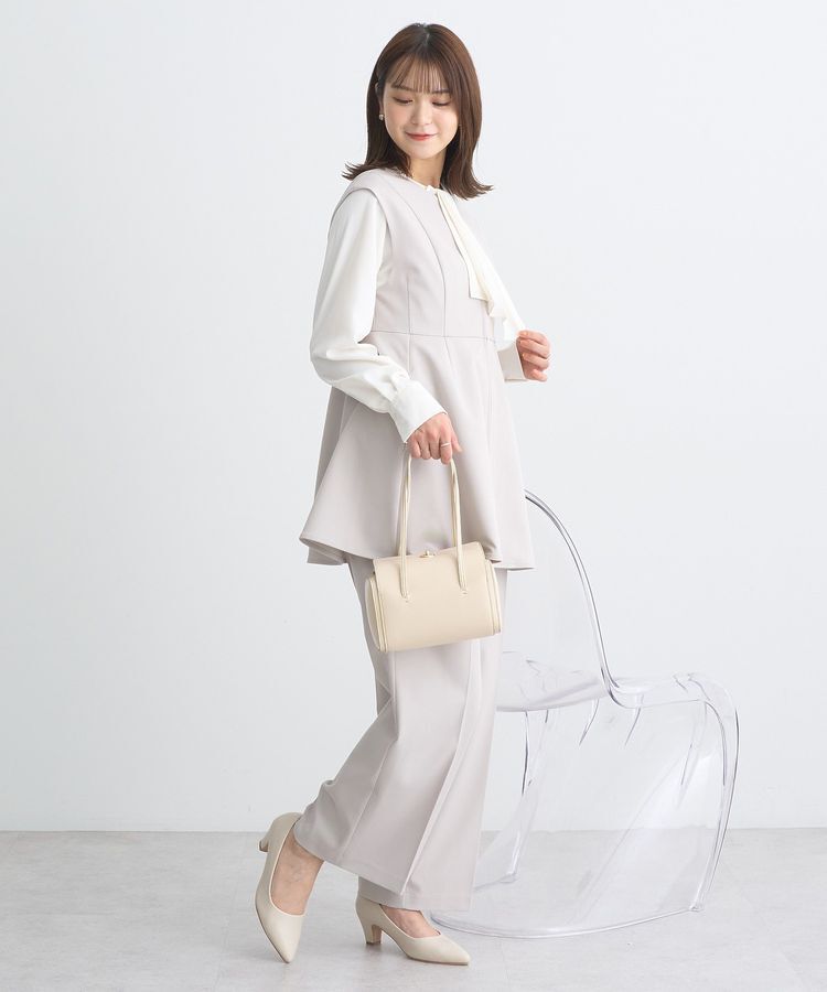 earth music&ecology「ペプラムジップジレ」|ベスト・ジレ|