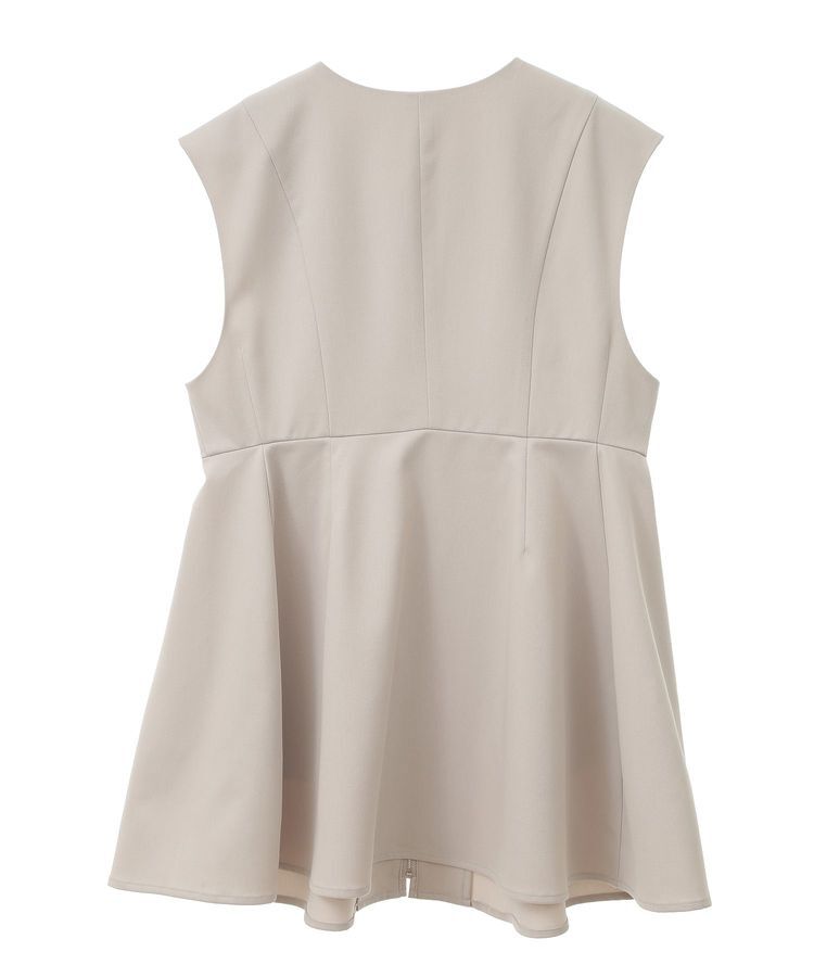 earth music&ecology「ペプラムジップジレ」|ベスト・ジレ|